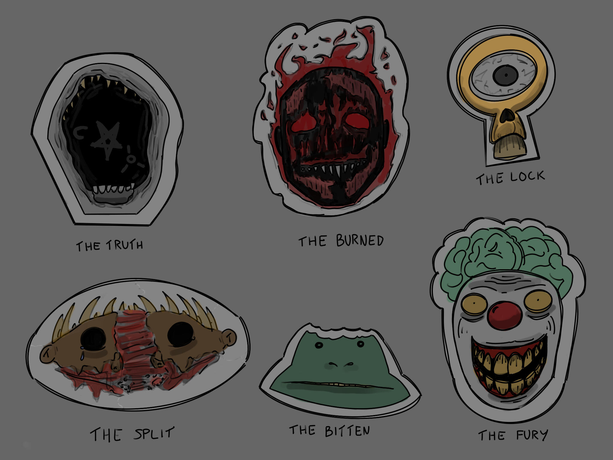 Stickerhead - Concept Art