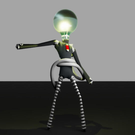 Bulbman Model Render 2